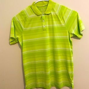 Oakley green polo sz: medium